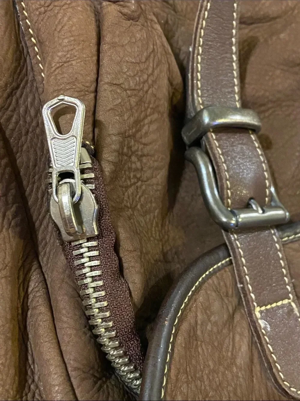 GLD brown leather